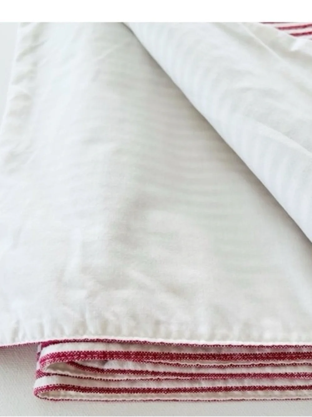 Pottery Barn Wheaton Striped Runner - Red